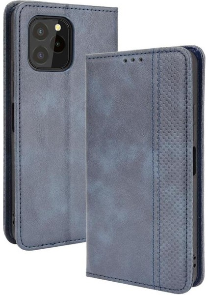 Oukitel C21 Pro Pu Deri Manyetik Kapatma Cüzdan Için Kılıf (Yurt Dışından)