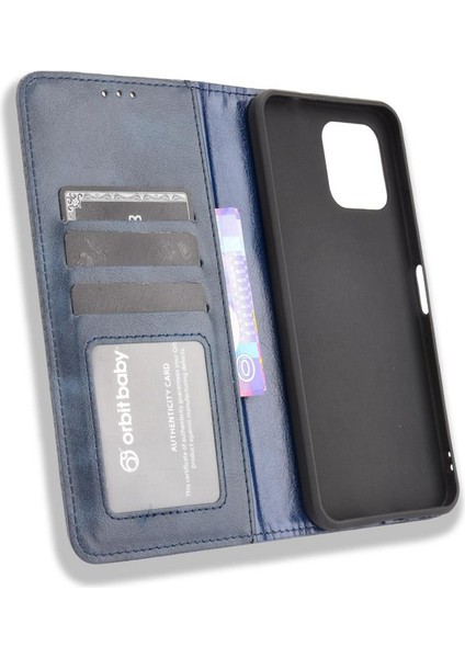 Oukitel C21 Pro Pu Deri Manyetik Kapatma Cüzdan Için Kılıf (Yurt Dışından)