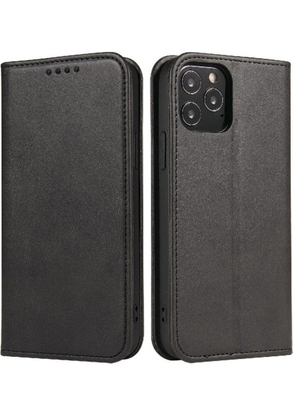 Iphone 15 Için Kılıf Pro Deri Folio Flip Case Kart ile Tam Koruma (Yurt Dışından)