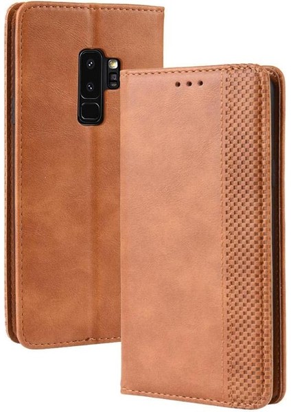 Samsung Galaxy S9 Artı Cüzdan Pu Deri Manyetik Kapatma (Yurt Dışından)