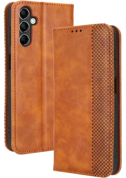 Samsung Galaxy M54 Manyetik Kapatma Cüzdan Pu Deri Kılıf (Yurt Dışından)