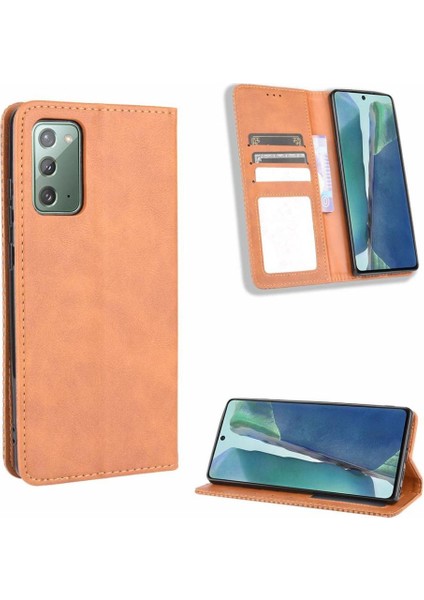 Samsung Galaxy S20 Fe 4g/5g Pu Deri Cüzdan Manyetik Kapatma (Yurt Dışından)