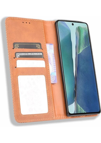 Samsung Galaxy S20 Fe 4g/5g Pu Deri Cüzdan Manyetik Kapatma (Yurt Dışından)