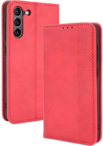 Samsung Galaxy S21 Fe 5g Pu Deri Manyetik Kapatma Cüzdan (Yurt Dışından)