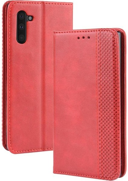 Samsung Galaxy Not 10 Için Kılıf Pu Deri Manyetik Kapatma Cüzdan (Yurt Dışından)
