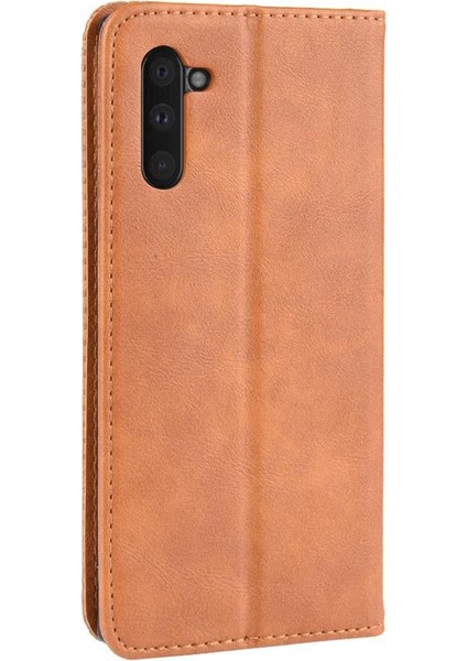 Samsung Galaxy Not 10 Için Kılıf Pu Deri Manyetik Kapatma Cüzdan (Yurt Dışından)