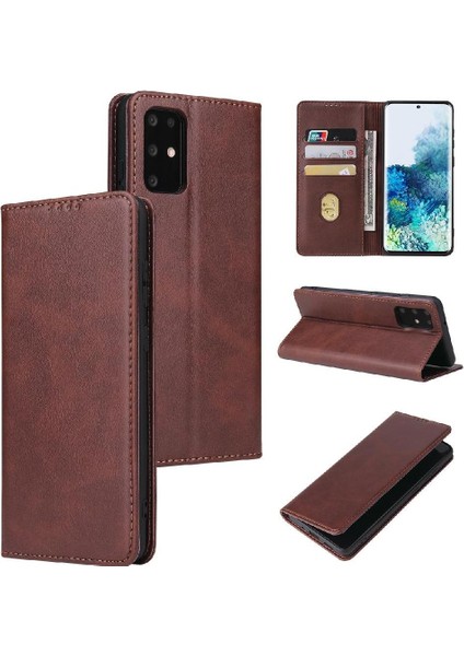 Kart Tutucu Kickstand Tam Koruma ile Samsung Galaxy S20 Için Kılıf (Yurt Dışından)