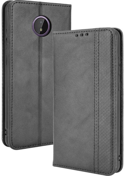 Nokia C10/C20 Manyetik Kapatma Cüzdan Pu Deri Kılıf (Yurt Dışından) modelleri