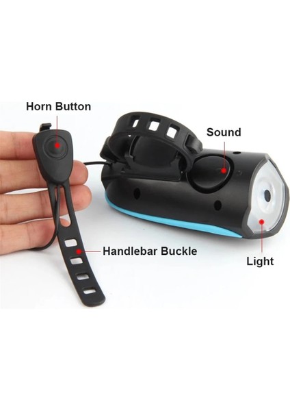 Kırmızı Stil USB Şarj Edilebilir Bisiklet Işık Gece Bisikleti Mtb Ön Lamba 140DB Güvenlik Uyarı Kornası Su Geçirmez Parlama Işık Bisiklet Aksesuarları (Yurt Dışından) fırsatları