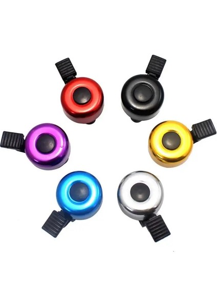Rastgele Renk Stili Taşınabilir Mini Metal Bisiklet Çan Anti-Pas Alüminyum Alaşım Çan Halka Bisiklet Aksesuarları Mtb Yol Bisikleti Bisiklet Güvenlik Alarm Kornası (Yurt Dışından)