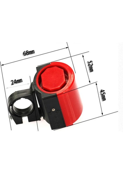 Sarı Stil Elektronik Bisiklet Bisiklet Gidon Bisiklet Çan Korna Ses Yüksek Alarm Bisiklet Aksesuarı Açık Koruyucu Zil Halkaları (Yurt Dışından)
