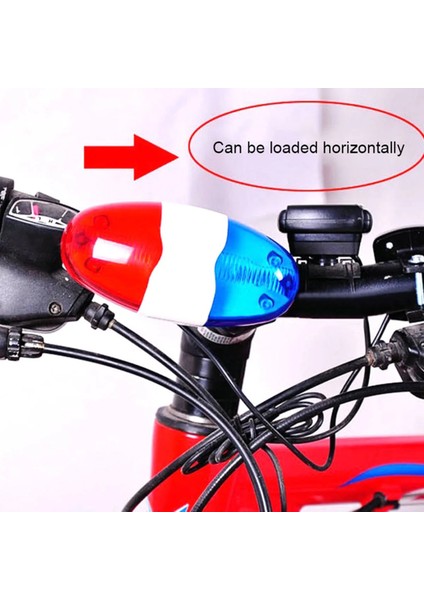 Bir Stil 6 LED 4 Ton Sesler Bisiklet Çan Polis Araba Işık Elektronik Korna Siren Çocuk Scooter Bisiklet Lambası Çan Bisiklet Aksesuarları (Yurt Dışından) modelleri