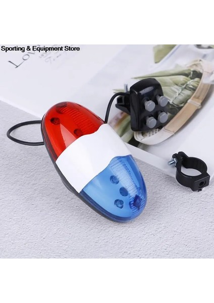 6 LED 4 Ton Bisiklet Korna Gidon Açıkça Sesler Bisiklet Çağrı LED Bisiklet Işık Electroren Çocuk Aksesuarları Bisiklet Çan (Yurt Dışından) modelleri