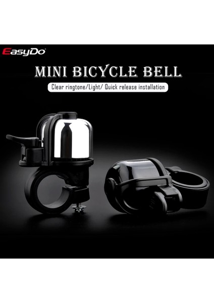 ED-500 Siyah Stil Easydo Bisiklet Çanı Dağ Bisikleti Yol Bisikleti Çanı Katlanır Bisiklet Banliyö Bisiklet Çanı Bisiklet Kornası Aksesuarları Net Ses (Yurt Dışından) modelleri