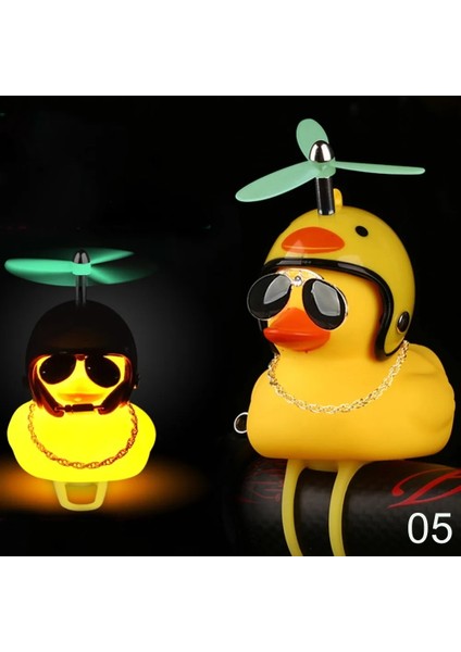 Normal Hava Vidası 02 Stili Luminousnormal Airscrew Kask Ayakta Ördek Kırık Rüzgar Küçük Sarı Ördek Bisiklet Motor Sürme Bisiklet Işıkları Bisiklet Aksesuarları (Yurt Dışından) indirimleri