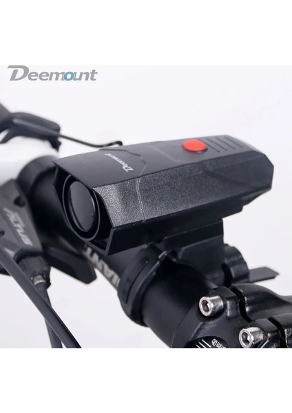 Deemount Elektrikli Yüksek Mtb Bisiklet Havalı Korna Halkası Yol Bisikleti Gidon Zil Siren Bisiklet Hava Alarm Uyarısı 120DB Gürültü 5 Sesler (Yurt Dışından)