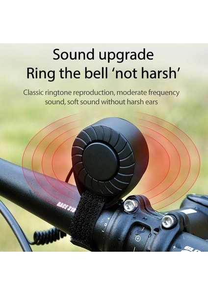 No.5 Tarzı Mtb Bisiklet Elektrikli Çan 120DB USB Şarj Bisiklet Elektronik Korna Su Geçirmez Düşme Önleyici Motosiklet Scooter Bisiklet Gidon Çan (Yurt Dışından) fiyatları