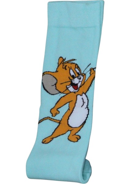 Jerry Desenli Renkli Çorap