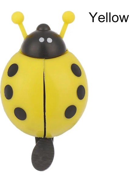 Sarı Stil Plastik Bisiklet Aksesuarları Güvenlik Uyarı Kornası Bisiklet Çan Güzel Uğur Böceği Bisiklet Alarm Halkası Gidon (Yurt Dışından)