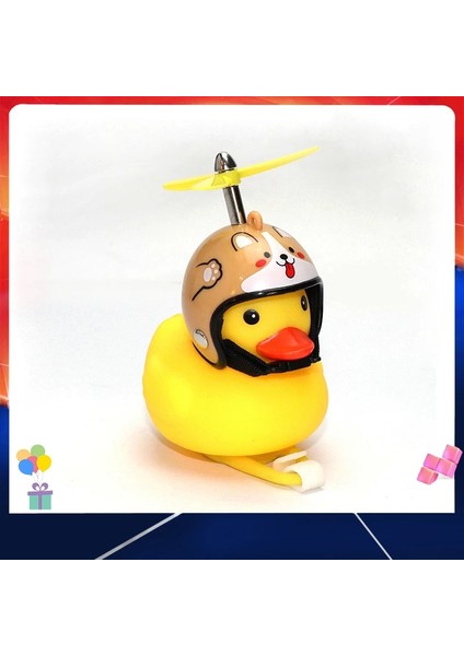 Kırmızı Alev Işık Stili Jumpingbalık Küçük Sarı Bisiklet Ördeği Bisiklet Zili Aydınlıknormal Airscrew Kask Binme Bisiklet Işıkları Horn Ördek Ördek (Yurt Dışından) fiyatları
