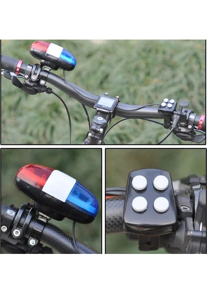 Elektrikli Bisiklet Çan 6led 4 Ton Bisiklet Korna Bisiklet Çağrı LED Bisiklet Polis Işığı Electroren Çocuk Aksesuarları Bisiklet Scooter Için Sıcak (Yurt Dışından) fiyatları