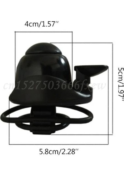 Siyah Stil Nextdrive M365 Ninebot Es1 Es2 Es3 Evrensel Korna Için Qılejvs Elektrikli Scooter Bell (Yurt Dışından)