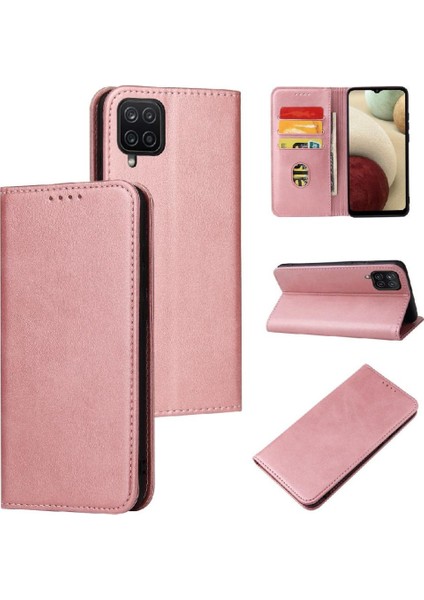 Samsung Galaxy A12 5G/M12 Kart Tutucu Kickstand Tam Folio (Yurt Dışından)