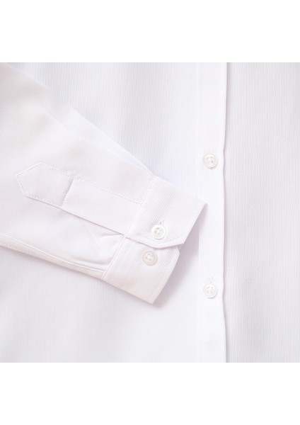 Erkek Çocuk Uzun Kol Gömlek - 15192 - Beyaz fırsatları