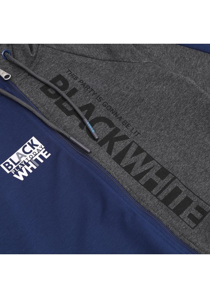 Erkek Çocuk Kapüşonlu Sweatshirt & Lastikli Eşofman Takım - 11532 - Parlament fiyatları