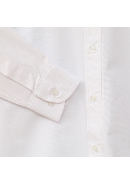 Erkek Çocuk Uzun Kol Beyaz Gömlek - 15152-1 - Beyaz modelleri