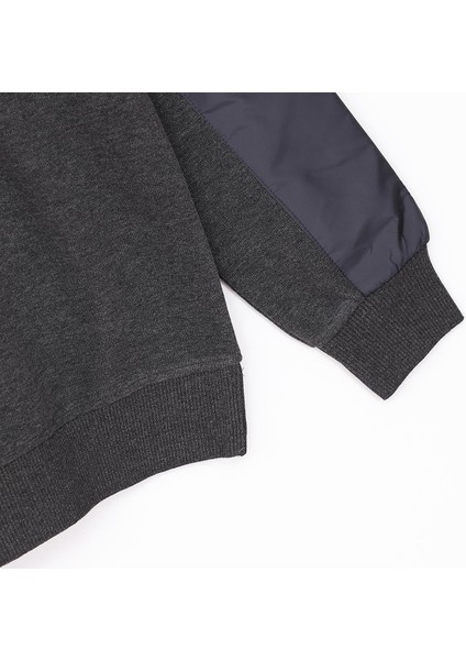 Erkek Çocuk Uzun Kol Dik Yaka Ceket - 13061 - Antrasit modelleri