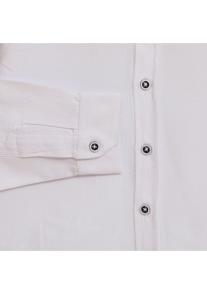 Erkek Çocuk Uzun Kol Gömlek - 15220 - Beyaz modelleri