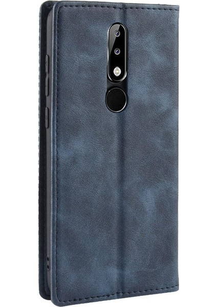 Nokia 5.1 Artı Cüzdan Manyetik Kapatma Pu Deri Için Kılıf (Yurt Dışından) modelleri