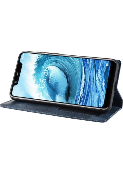 Nokia 5.1 Artı Cüzdan Manyetik Kapatma Pu Deri Için Kılıf (Yurt Dışından) fırsatları
