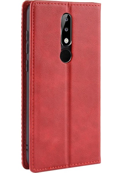 Nokia 5.1 Artı Cüzdan Manyetik Kapatma Pu Deri Için Kılıf (Yurt Dışından) modelleri