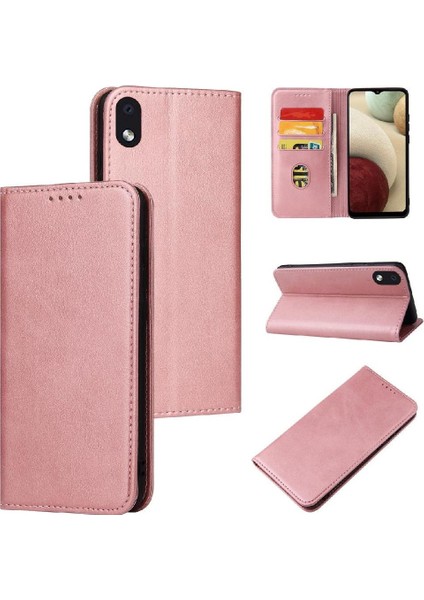 Kart Tutucu Kickstand Kart Ekleme ile Samsung Galaxy A01/M01 Için Kılıf (Yurt Dışından)