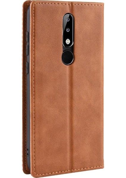 Nokia 5.1 Artı Cüzdan Manyetik Kapatma Pu Deri Için Kılıf (Yurt Dışından) modelleri