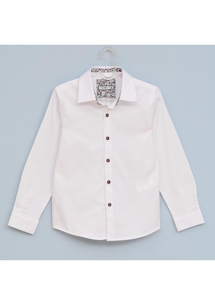 Erkek Çocuk Gömlek - 15214 - Beyaz