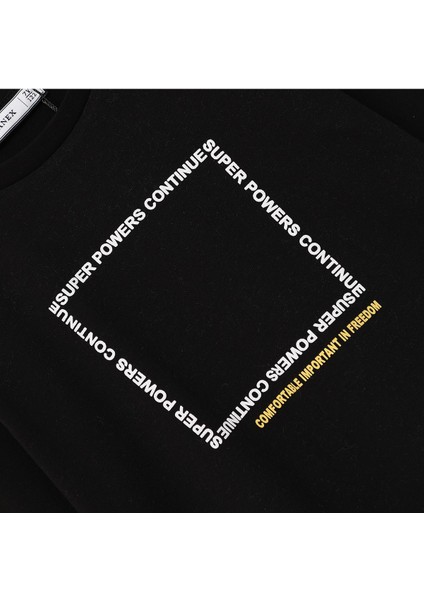 Erkek Çocuk Uzun Kol Sweat - 16703 - Siyah fiyatları