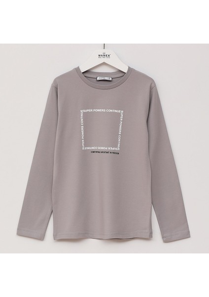 Erkek Çocuk Uzun Kol Sweat - 16703 - Siyah