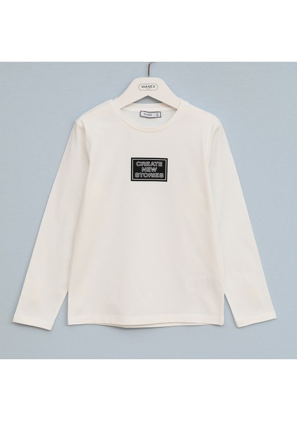 Erkek Çocuk Uzun Kol Sweat - 16674 - Siyah