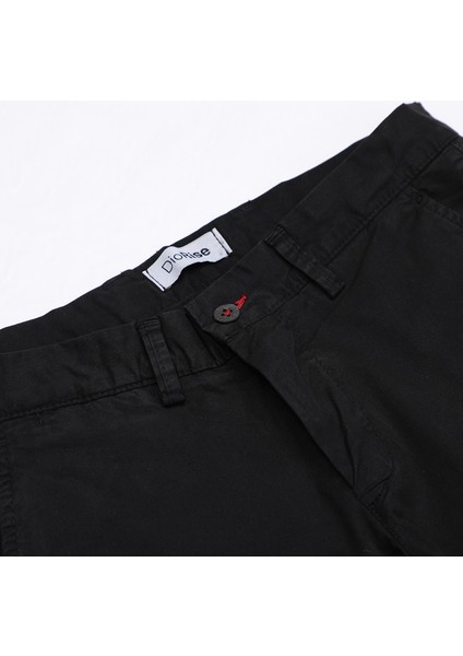 Chino Düz Erkek Pantolon - PT-241 - Siyah