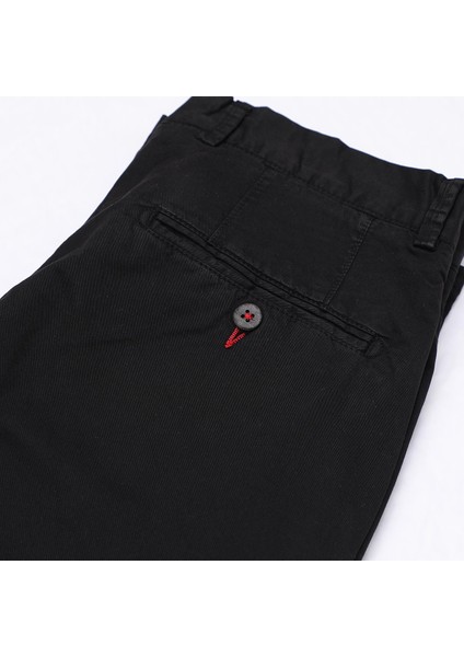 Chino Düz Erkek Pantolon - PT-241 - Siyah