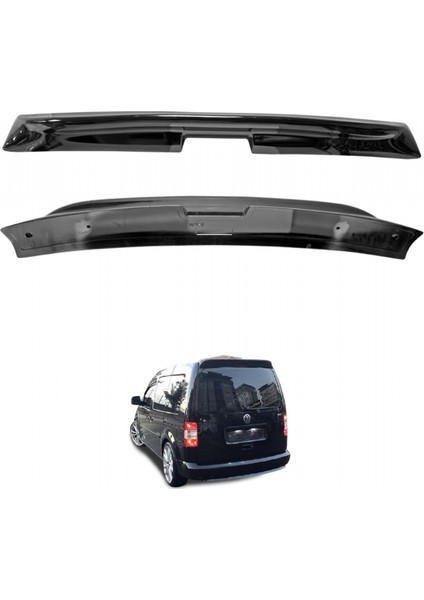 Wy-8 Volkswagen Caddy 2003-2015 Spoiler Abs Piano Black