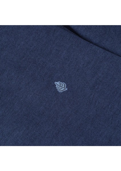 Erkek Uzun Kol Bisiklet Yaka Sweat - DIK-3701 - Marine