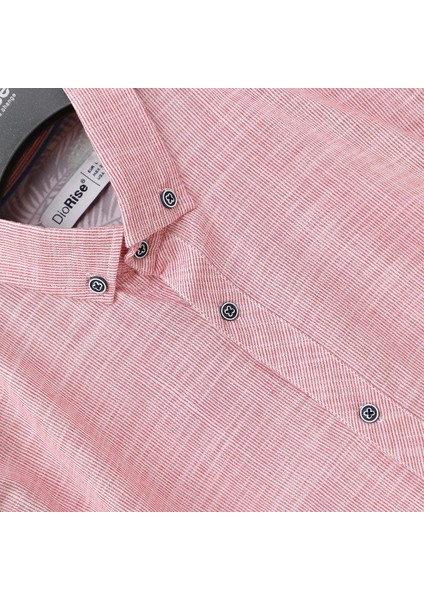 Modern Fit Erkek Gömlek - 11-1787 - Kırmızı fiyatları