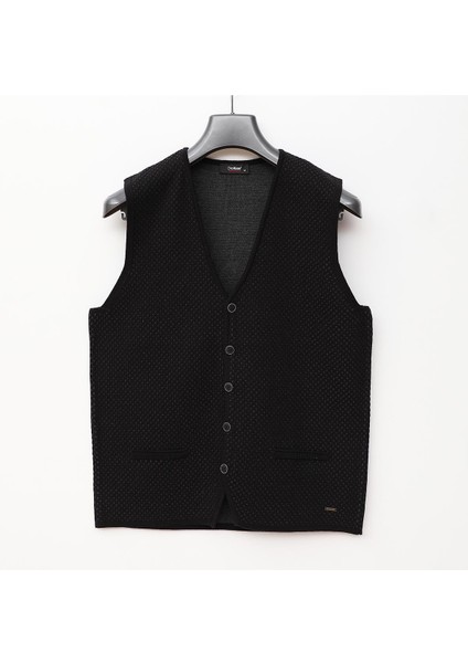 Erkek Kışlık Kolsuz Yelek/hırka - 189073 - Siyah