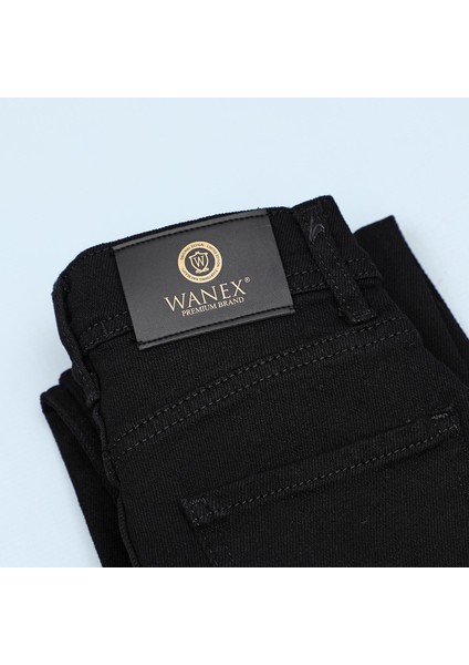 Kız Çocuk Mom Jeans Siyah Pantolon - G598 - Siyah modelleri