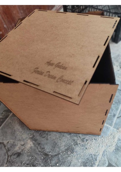 42 cm Ahşap Bohem Modern Salon Cafe Yatak Odası Avizesi Isme Özel Hazırlanan Ahşap Kutu Hediyelidir