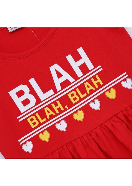 Kız Çocuk Askılı Elbise - 40733 - Kırmızı fiyatları